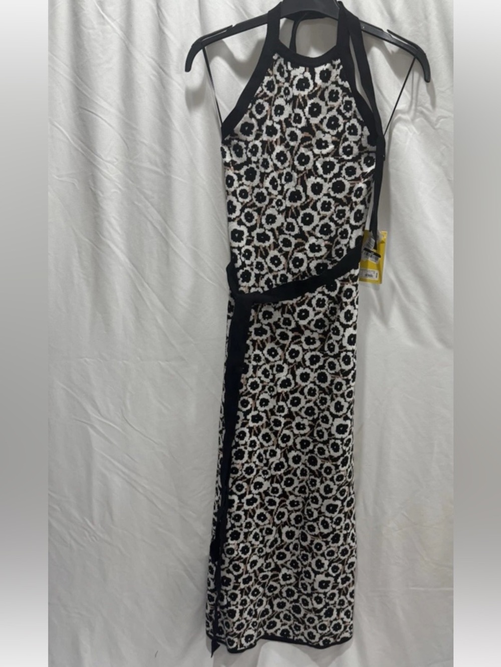 Diane von Furstenberg x Target Floral Knit Halter Maxi Dress Size XXL - Picture 4 of 5